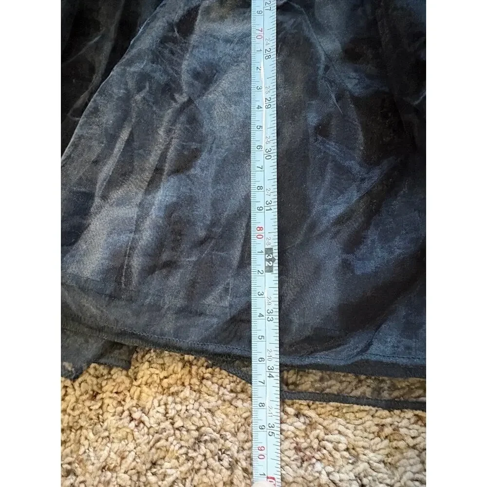 Girls Wednesday Addams Costume Dress Size 130 (Kids 7-8) Unbranded